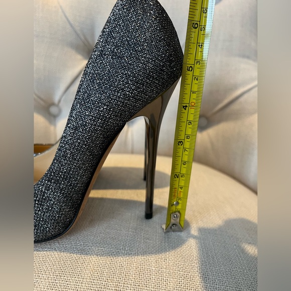 👠JIMMY CHOO Romy 100 Lam Glitter Pumps - Picture 15 of 17